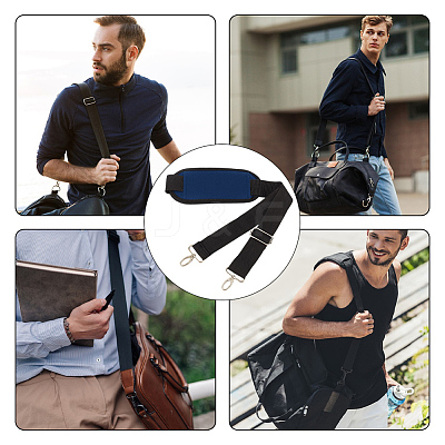 Adjustable Oxford Cloth Bag Straps with Shoulder Pads AJEW-WH20018-240-1
