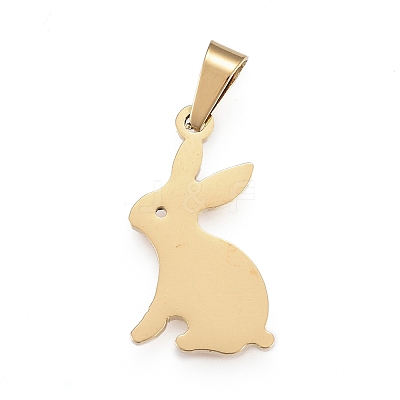 304 Stainless Steel Pendants STAS-G237-50G-1