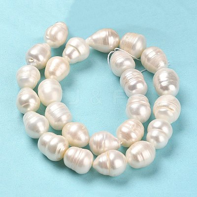 Natural Cultured Freshwater Pearl Beads Strands PEAR-E016-109-1