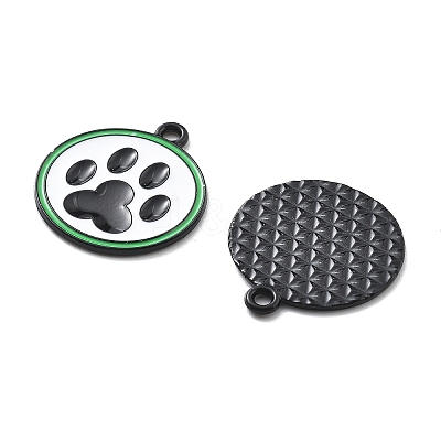 Panda Theme Alloy Enamel Pendants ENAM-F150-05-1