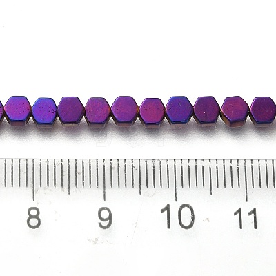Electroplated Synthetic Non-magnetic Hematite Beads Strands G-C154-B01-01E-1
