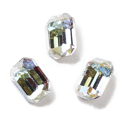 K9 Glass Rhinestone Cabochons GLAA-H034-07C-001LA-1