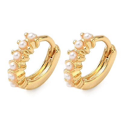 Brass Hoop Earrings EJEW-D337-14B-G-1