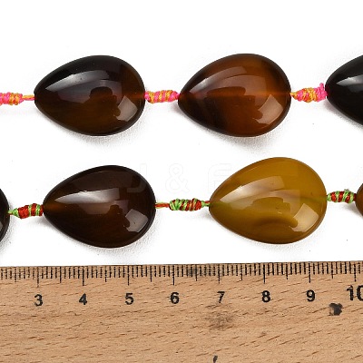 Natural Yellow Agate Beads Strands GG-CBAB9C6-C02-01-1