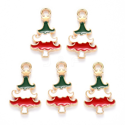 Alloy Enamel Pendants X-ENAM-S121-102-1