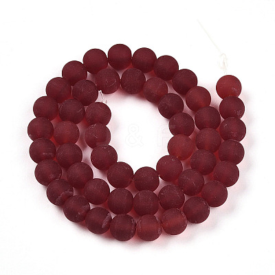 Transparent Glass Beads Strands LS-GLAA-T032-T8mm-MD20-1