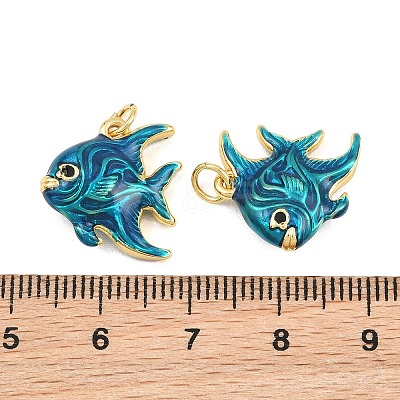 Brass Enamel Pendants KK-CBA3297-05B-G03-1