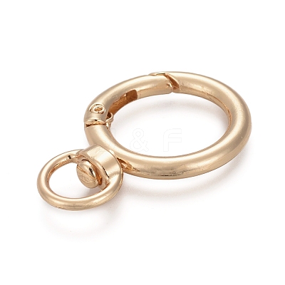 Alloy Swivel Clasps X-KEYC-H109-01G-1