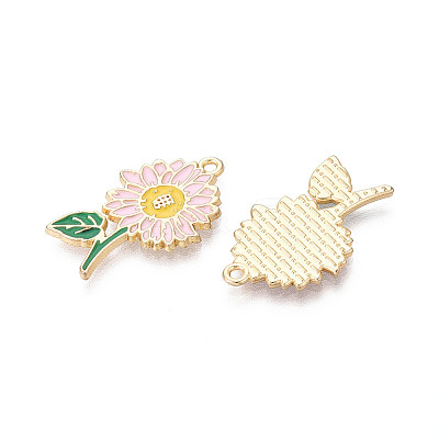 Alloy Enamel Pendants ENAM-T024-32D-G-1