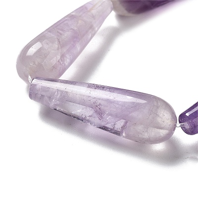 Natural Amethyst Beads Strands G-P528-H15-01-1