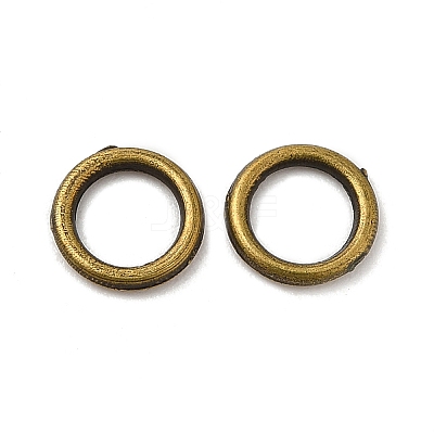 Alloy Soldered Closed Jump Rings KK-WH0052-05A-AB-1