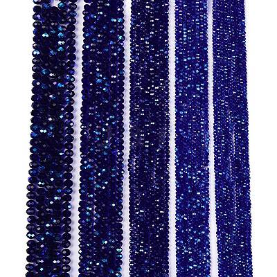 Electroplate Glass Beads Strands EGLA-A044-T4mm-L06-1