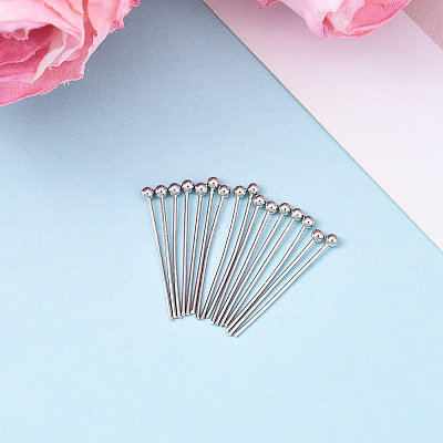 Brass Ball Head Pins KK-YW0004-03A-P-1