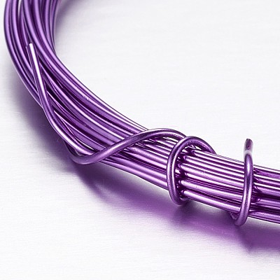 Round Aluminum Craft Wire AW-D009-2mm-5m-11-1