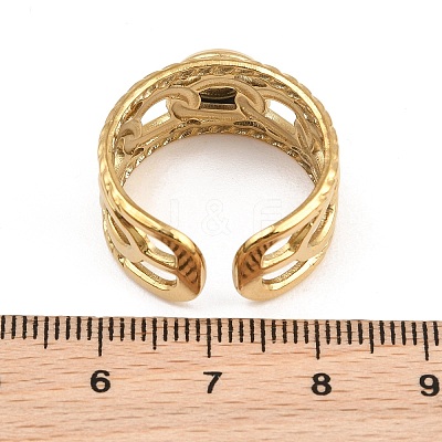 304 Stainless Steel Cuff Ring Components SA-CBA82C8-01A-G-1