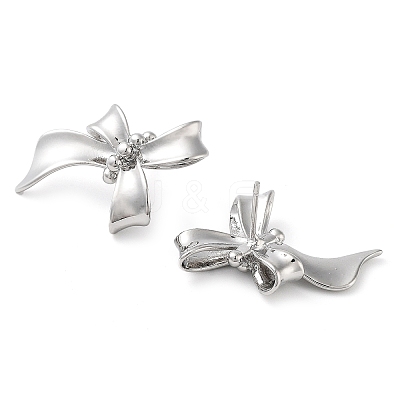 Brass Studs Earrings EJEW-K276-06A-P-1