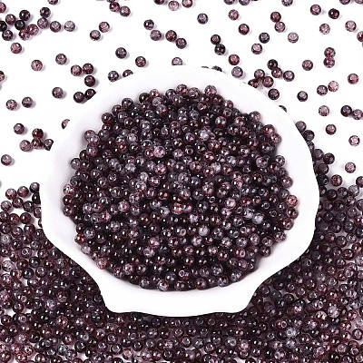 Baking Paint Glass Beads DGLA-T005-01A-08-1