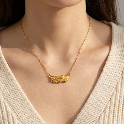 Brass Pendant Necklaces for Women WGA6662-04-1
