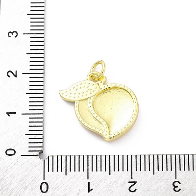Brass Enamel Pendants KK-U066-05A-G-1
