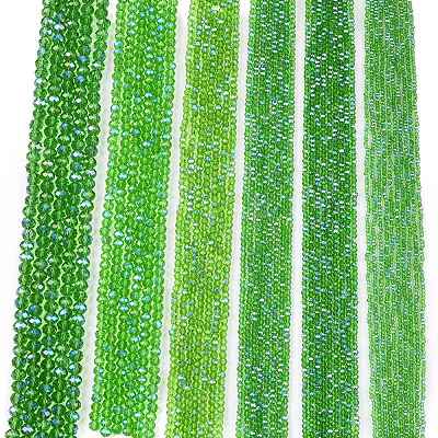 Electroplate Glass Beads Strands EGLA-A044-T3mm-L11-1