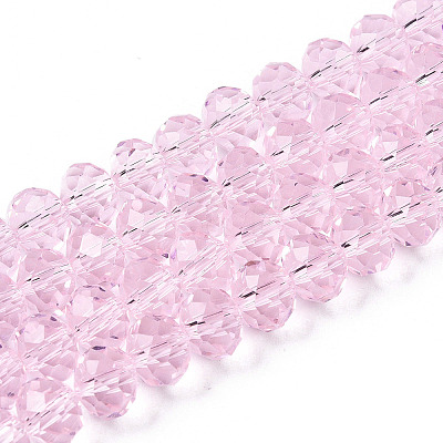Glass Beads Strands EGLA-A034-T8mm-D10-1