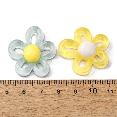 Opaque & Transparent Resin Cabochons CRES-Q012-04E-1