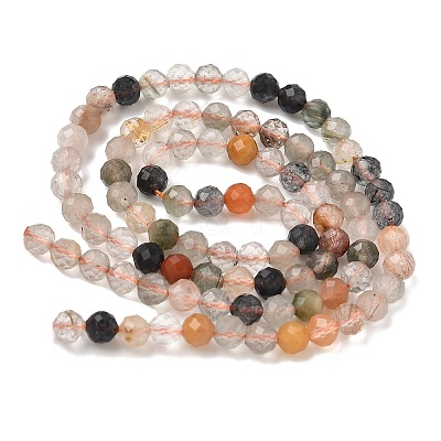 Natural Agate Beads Strands G-D306-A03-4mm-1