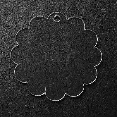 Transparent Acrylic Blank Pendants LS-TACR-Z003-01C-1