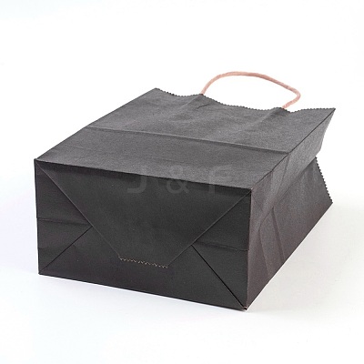 Pure Color Kraft Paper Bags AJEW-G019-09B-1