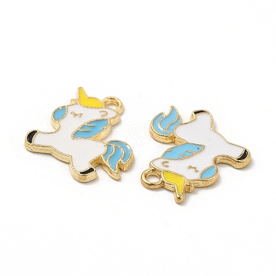 Alloy Enamel Pendants ENAM-M052-07G-A-1