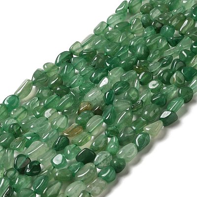 Natural Green Aventurine Beads Strands G-I351-A06-1