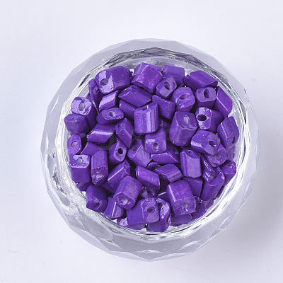 6/0 Baking Paint Glass Seed Beads SEED-S034-A08-1