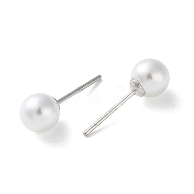 Imitation Pearl Stud Earrings EJEW-P296-21A-P-1