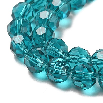 Transparent Glass Beads EGLA-A035-T8mm-D12-1