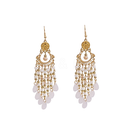 Alloy Boho Chandelier Earrings PW-WG3606D-03-1