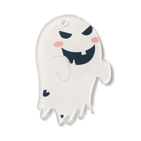 Halloween Printing Acrylic Pendants FIND-K017-05B-1