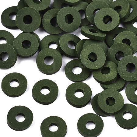 Handmade Polymer Clay Beads X-CLAY-Q251-6.0mm-81-1