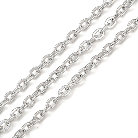Tarnish Resistant 304 Stainless Steel Cable Chains CHS-R008-13-1