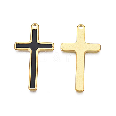 304 Stainless Steel Enamel Pendants X-STAS-N092-162A-1