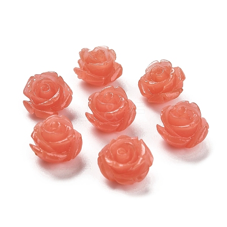 Synthetic Coral Carved Beads CORA-H003-01A-03-1