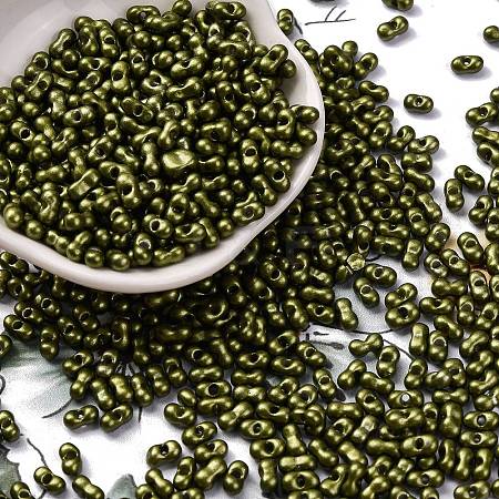 Baking Paint Glass Seed Beads SEED-L011-12A-02-1