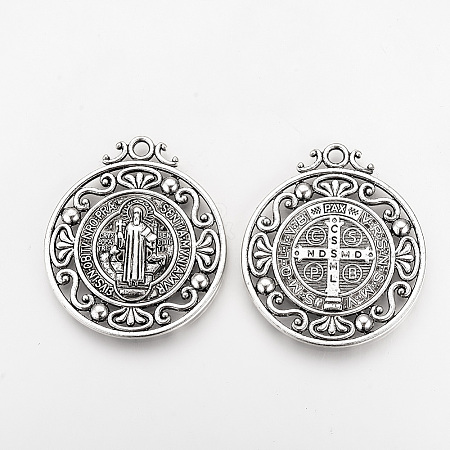 Tibetan Style Alloy Pendants LS-X-TIBEP-Q078-01AS-RS-1