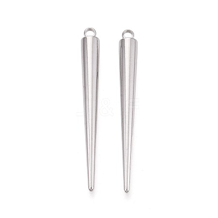 304 Stainless Steel Pendants STAS-T075-22F-P-1