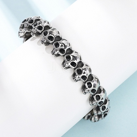 316 Surgical Stainless Steel Cuff Bangles BJEW-C142-02AS-1