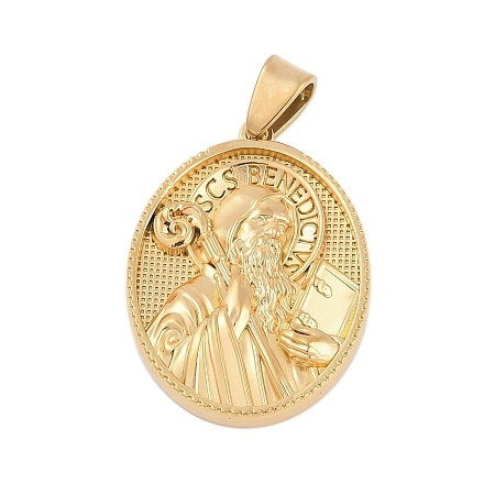 304 Stainless Steel Pendants LS-STAS-M103-01G-04-1
