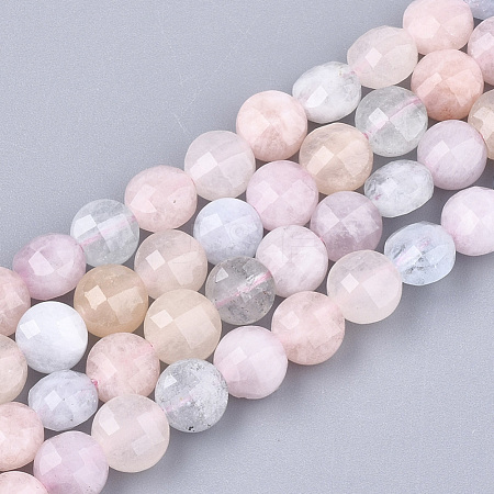 Natural Morganite Beads Strands G-T108-52-1