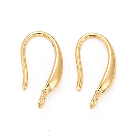10Pcs Rack Plating Eco-friendly Brass Earring Hooks FIND-DJ0001-08-1