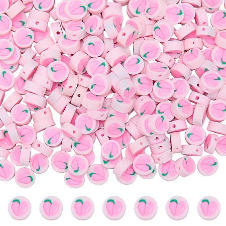 300Pcs Handmade Polymer Clay Beads CLAY-SC0002-20-1
