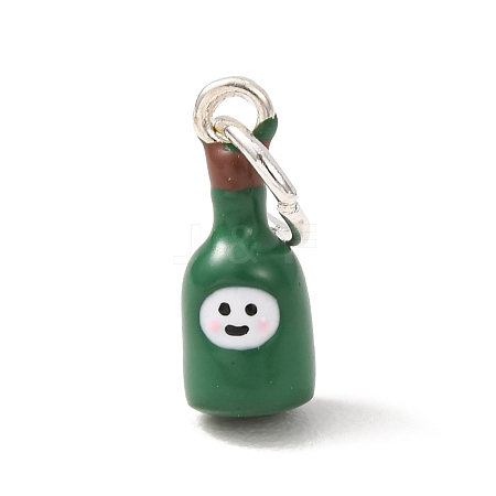 Brass Enamel Pendants KK-CBA260B-01P-1