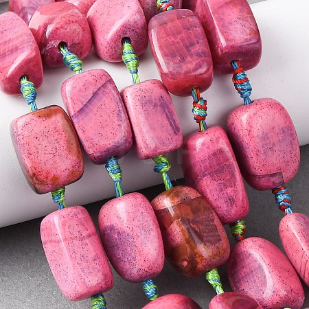 Natural Agate Beads Strands G-P605-A01-01-1